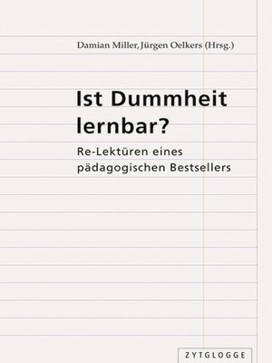 cover image of Ist Dummheit lernbar?